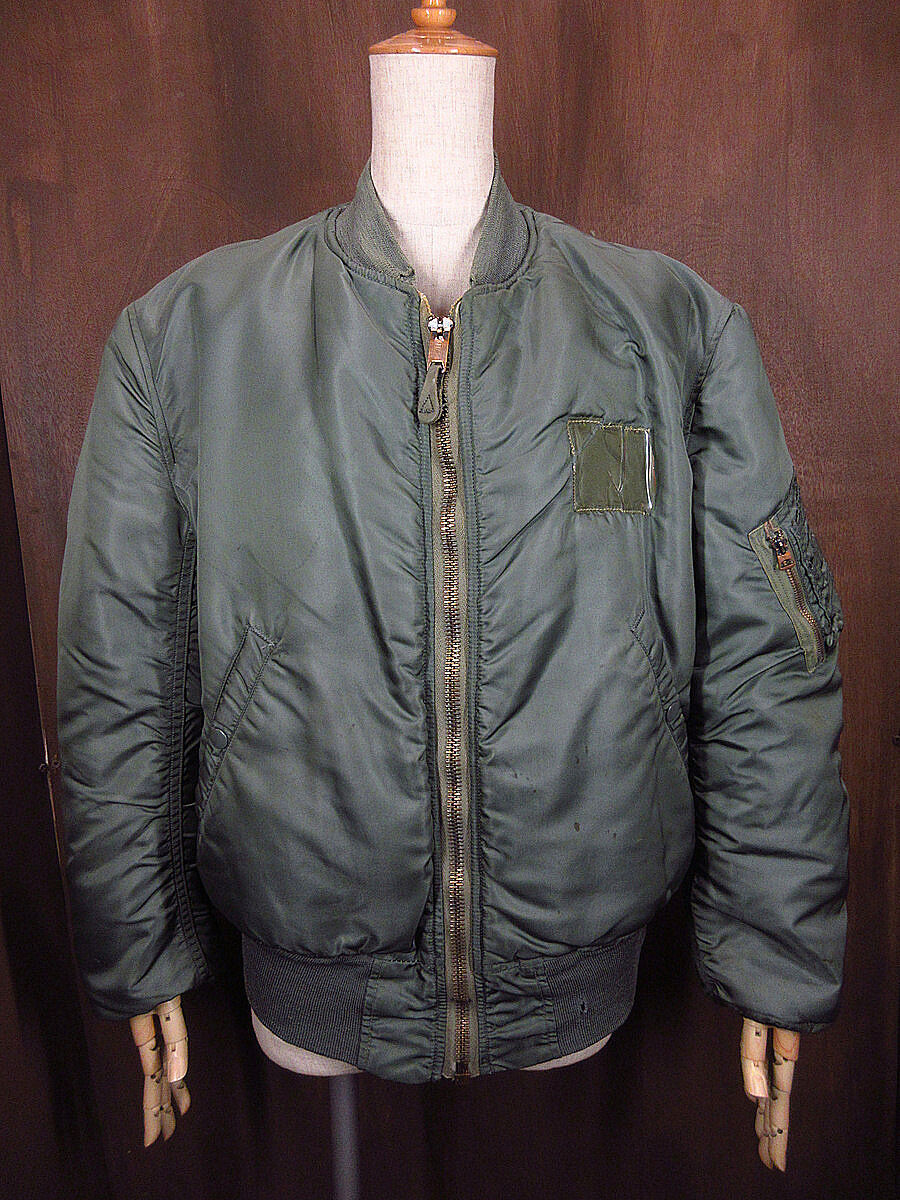 ビンテージ60's○USAF MA-1フライトジャケットsize M○210408n7-m-j...