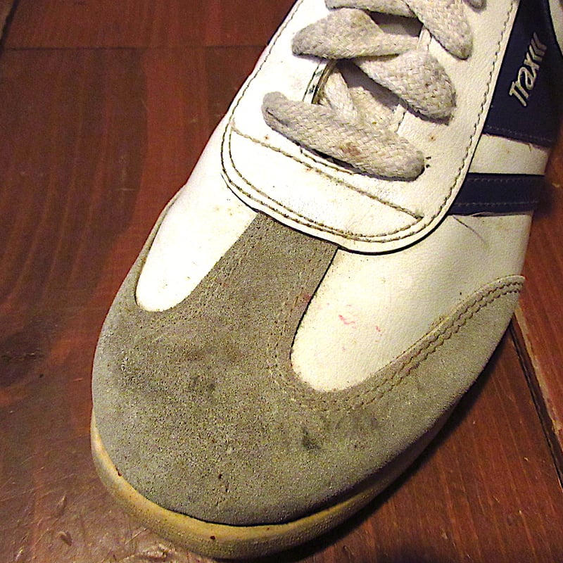 デザイナーズvintage 販売 ビンテージ80's○K-MART Traxスニーカー白size 9 1/2○260320j1-