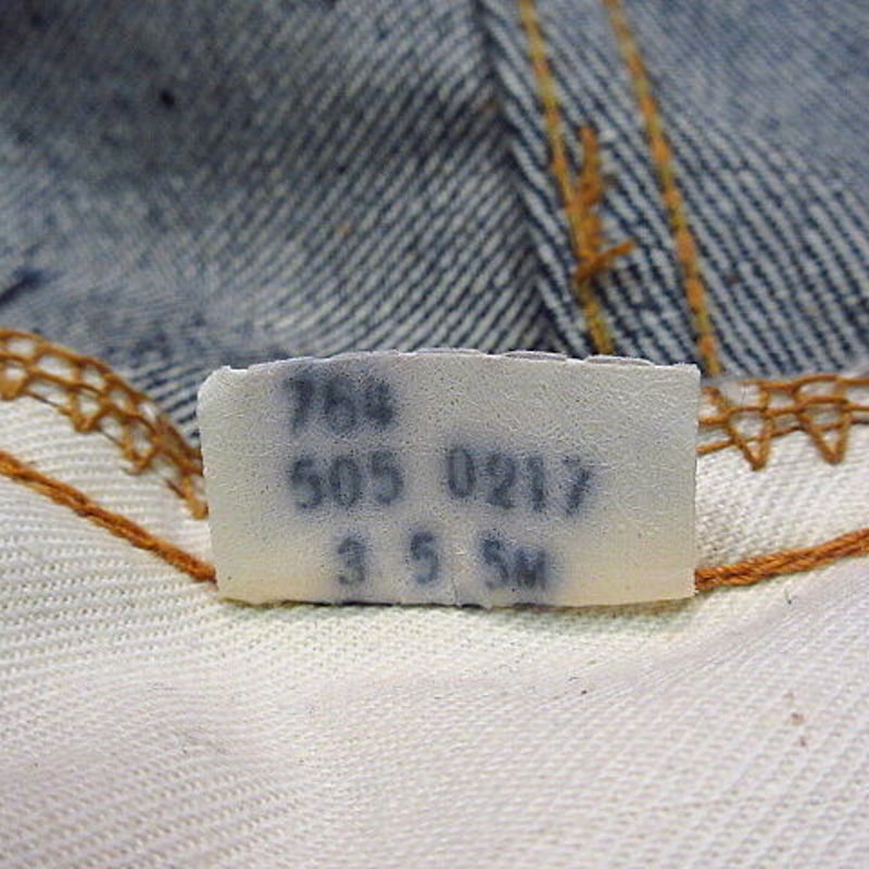 ビンテージ60's70's○DEADSTOCK Levi's 505 BIG E W42 L3...