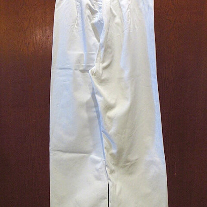 ビンテージ50's60's○U.S.NAVYボタンフライセーラーパンツ白size