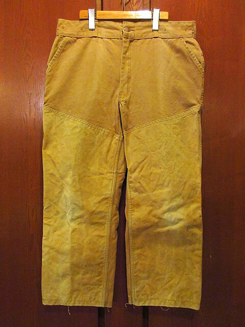 ビンテージ○REDHEADダックハンティングパンツ黄土色size 40