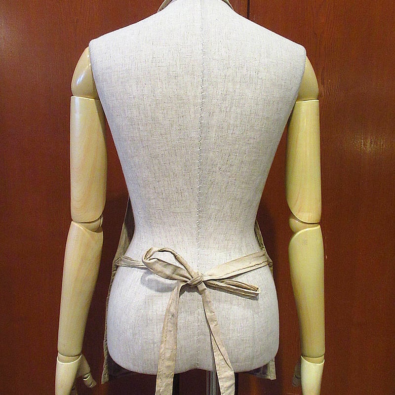 ビンテージ40's50's○Johns-Manvilleプリントキャンバスワークエプロン