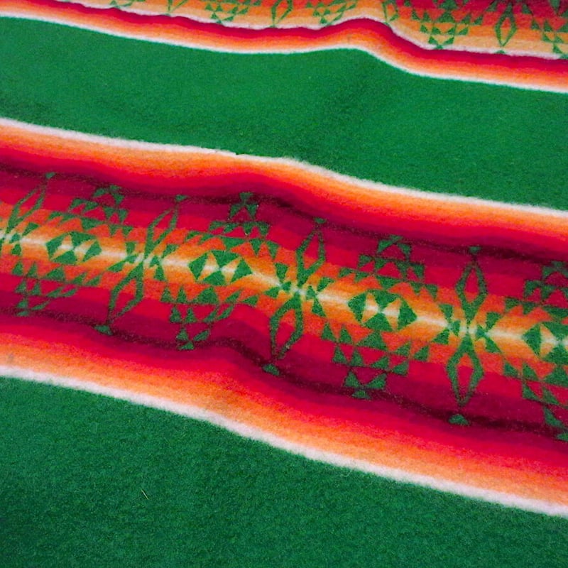Pendletonペンドルトン　Beaver State ウールブランケット ビンテージ○PENDLETON Beaver Stateネイティブ柄ウール