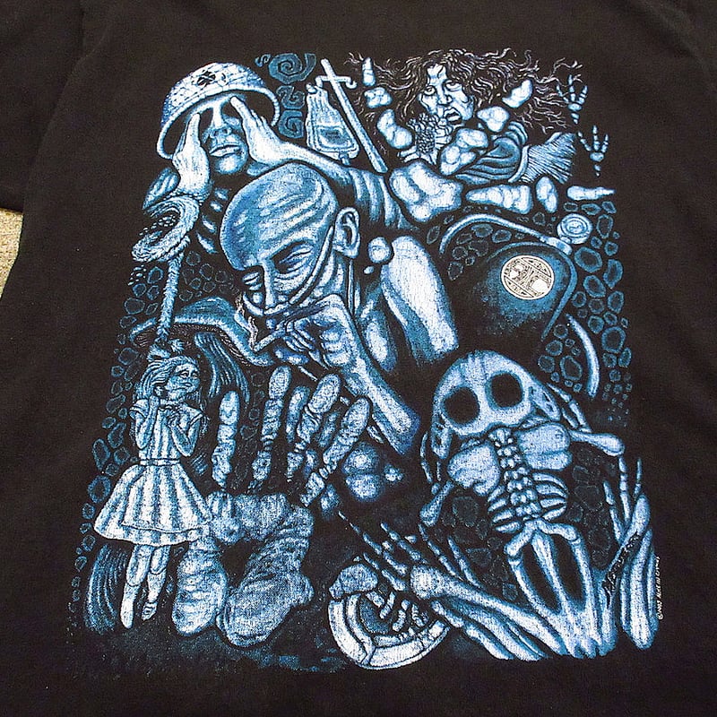 ビンテージ90's○ALICE IN CHAINS 1993年ツアーTシャツ黒size L ビンテージ90's○ALICE IN CHAINS 1993年ツアーTシャツ黒size L
