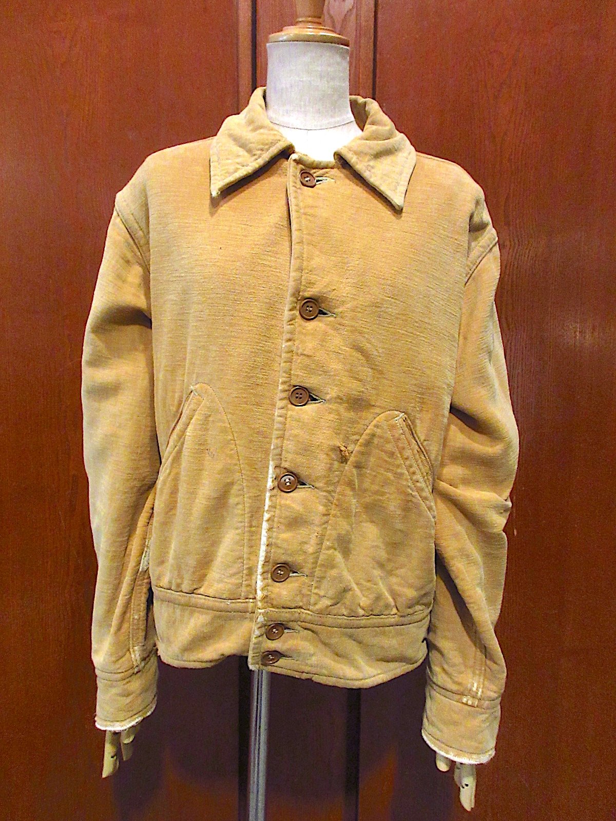 ビンテージ30's○J.C. Penney Co.モールスキンスポーツ ビンテージ30's○J.C. Penney Co.モールスキンスポーツ