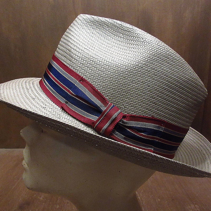 ビンテージ70's○STETSONパナマハットグレーsize 7○230612i4-m-ht-