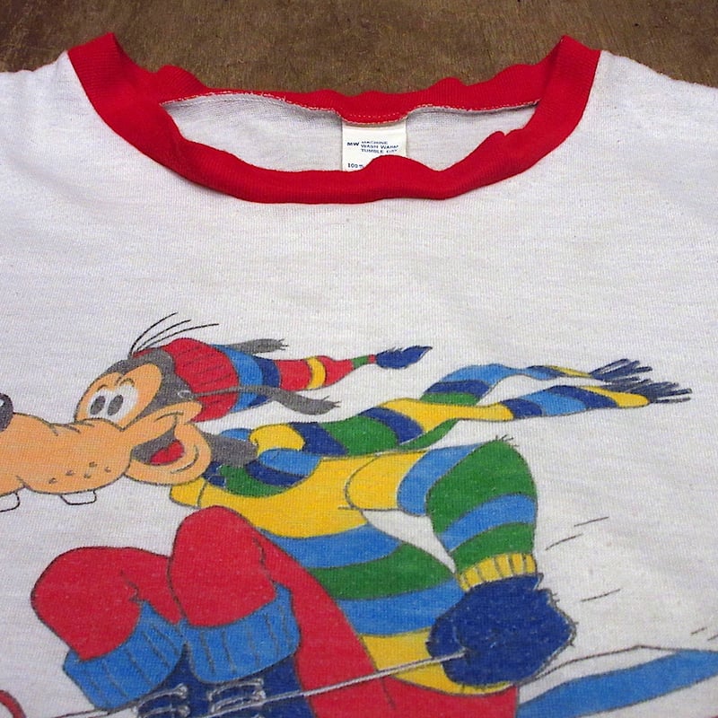 ビンテージ70's○グーフィースキープリントリンガーTシャツsize ビンテージ70's○グーフィースキープリントリンガーTシャツsize