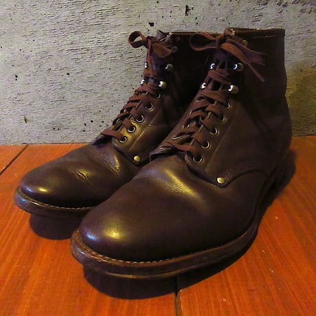 ショートエンジニアブーツ レザー ヴィンテージ 古着 Black サイズ8 REDWING (レッドウィング) 2976 8inch Engineer 8インチ