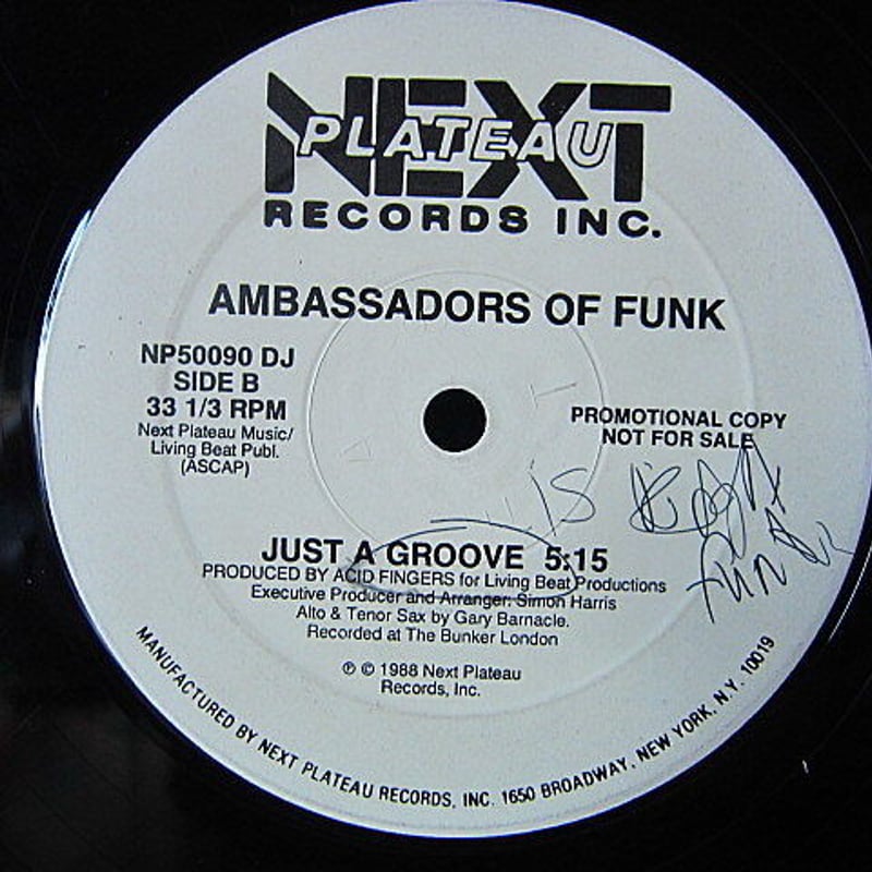 AMBASSADORS OF FUNK○MY MINDS MADE UP Next Plate