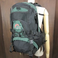 ビンテージ●Lowe alpineナイロンバッグパック緑●250408j1-bag-bqロウアルパイン古着アウトドア