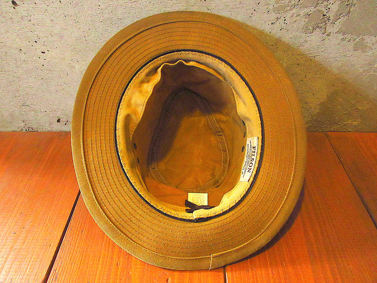 ビンテージ○FILSONオイルドパッカーハット○240301k5-m-ht-ot ビンテージ○FILSONオイルドパッカーハット○240301k5-m-ht-ot