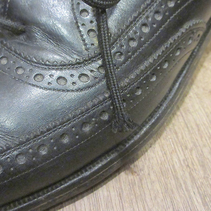 Johnston＆Murphyウイングチップシューズ黒○250323j7-m-dshs-27c