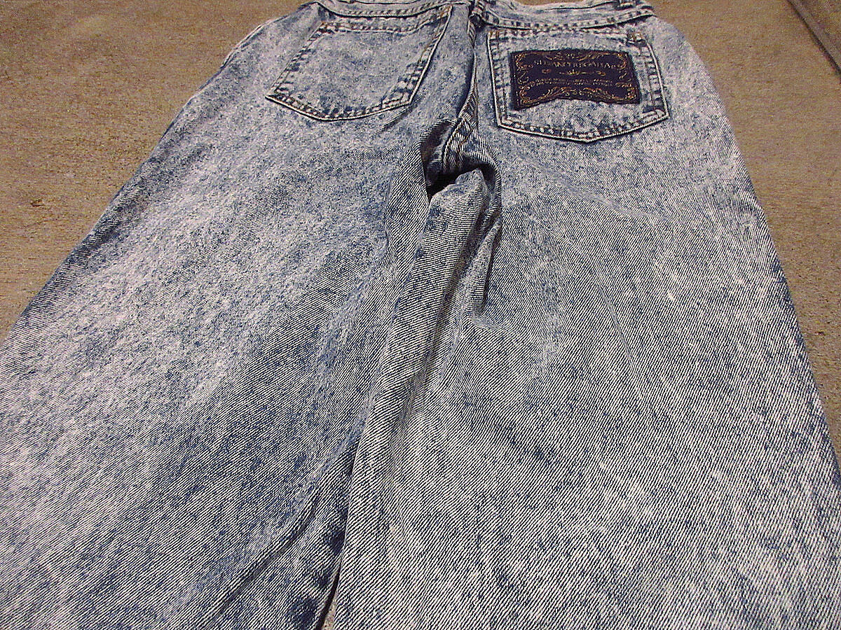 NO EXCUSES コットン デニム パンツ 90s テーパード ジーンズ