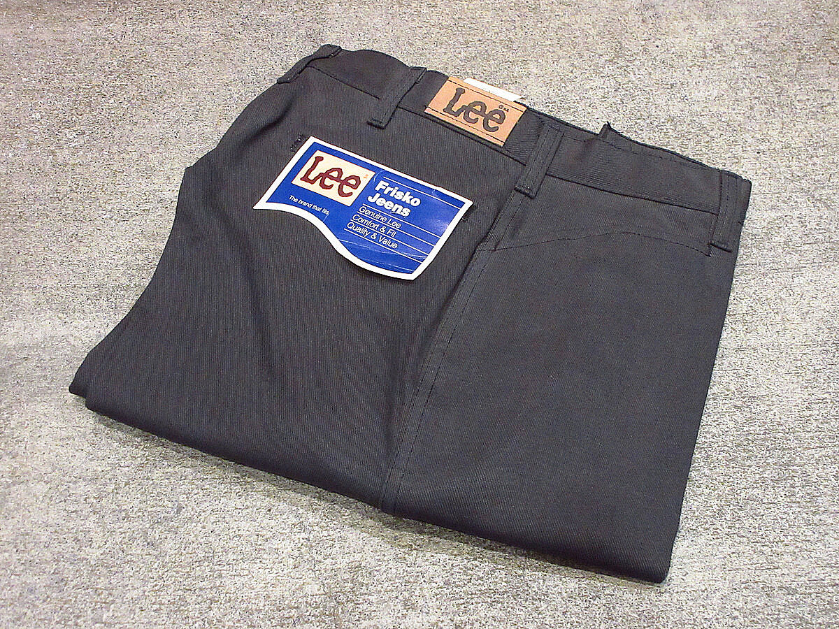 ビンテージ80's○DEADSTOCK Leeフリスコジーンズ黒表記W34 L36 ビンテージ80's○DEADSTOCK Leeフリスコジーンズ黒表記W34 L36