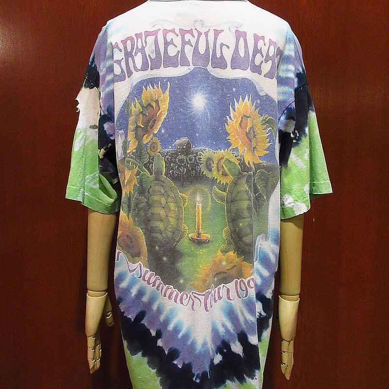 ビンテージ90's○GRATEFUL DEAD 1995年ツアータイダイTシャツsize XL...