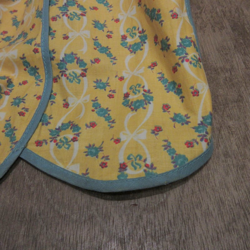 ビンテージ30's40's○フラワー総柄エプロン○241214j1-apr古着