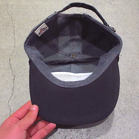 ビンテージ90’s●DEADSTOCK GUNSMITHING 5パネルキャップ黒×グレー●250130z6-m-cp-bbデッドストック帽子