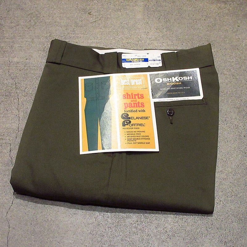 ビンテージ70's○DEADSTOCK OSHKOSH ワークパンツ 31×30○210702