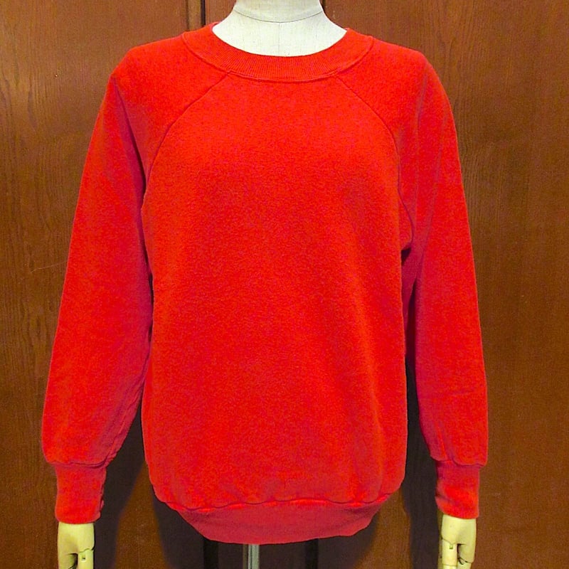 ビンテージ80's○Steinwurtzelラグランスウェット赤size M ビンテージ80's○Steinwurtzelラグランスウェット赤size M