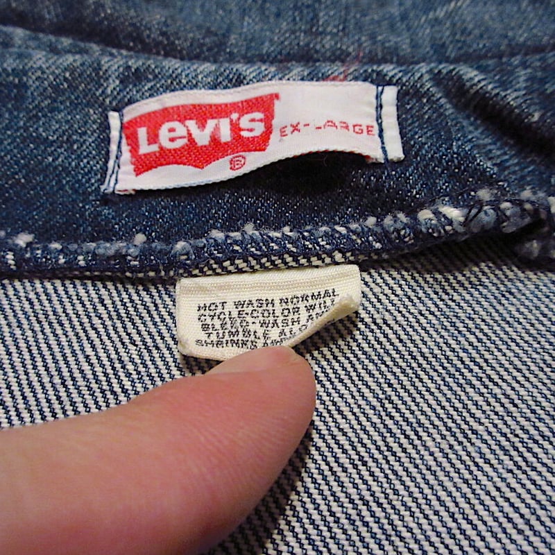 ビンテージ70's○Levi'sデニムブッシュジャケットカスタムsize EX