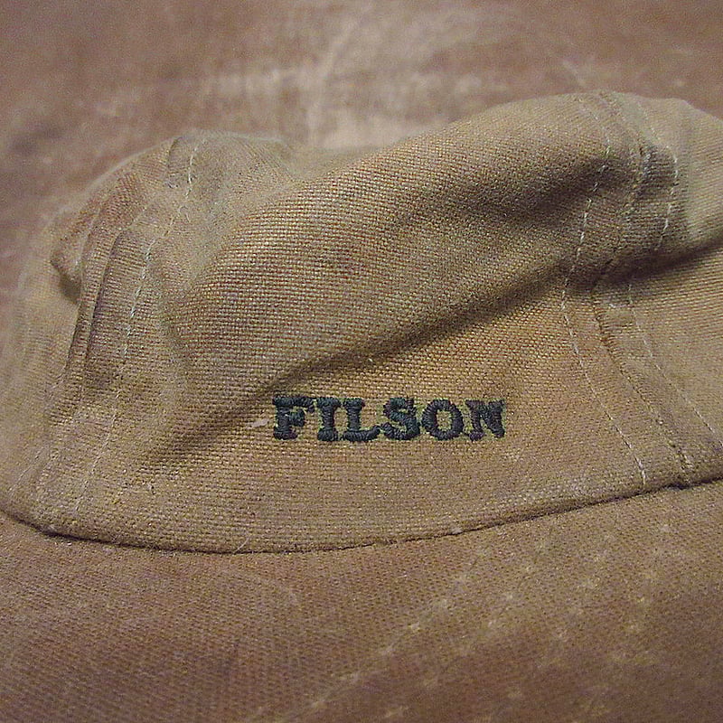 ビンテージ80's90's○FILSONオイルドコットン6パネルキャップ ビンテージ80's90's○FILSONオイルドコットン6パネルキャップ