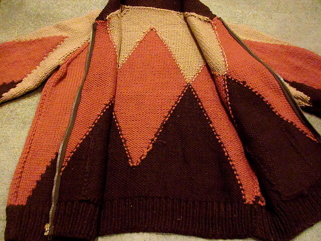 60s ヴィンテージ トーテムポール 思いがけなかっ カウチン  