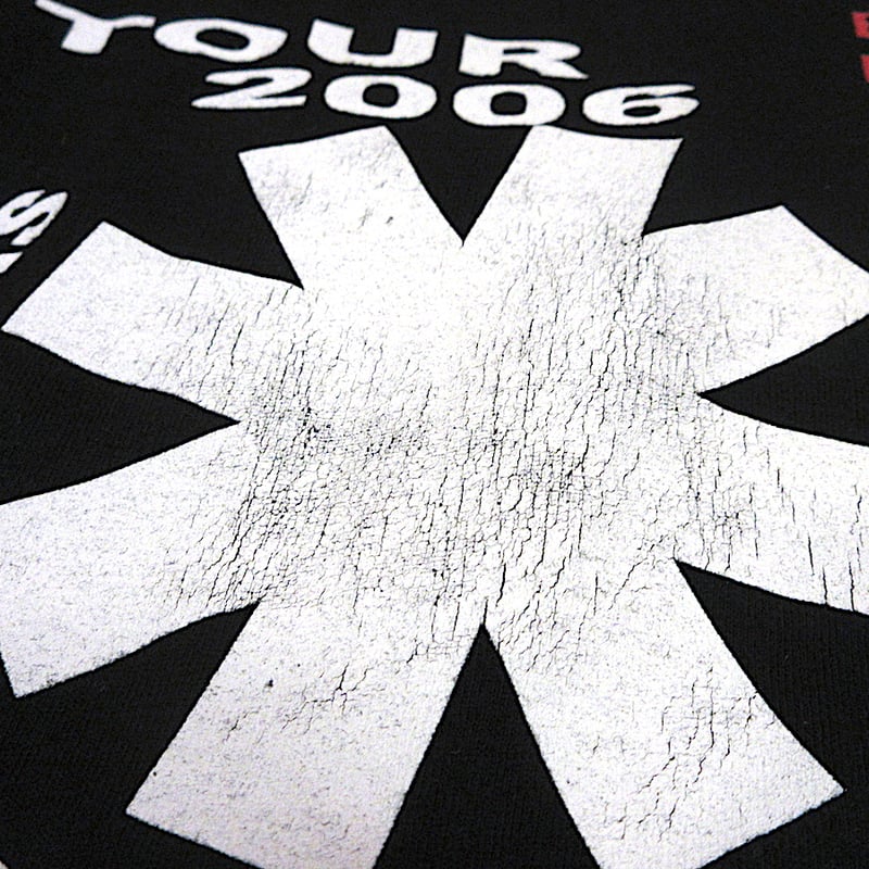 レッチリ00s ビンテージ 黒 ロゴTシャツ バンドT 00年代 RED HOT CHILI PEPPERS レッドホットチリペッパーズ