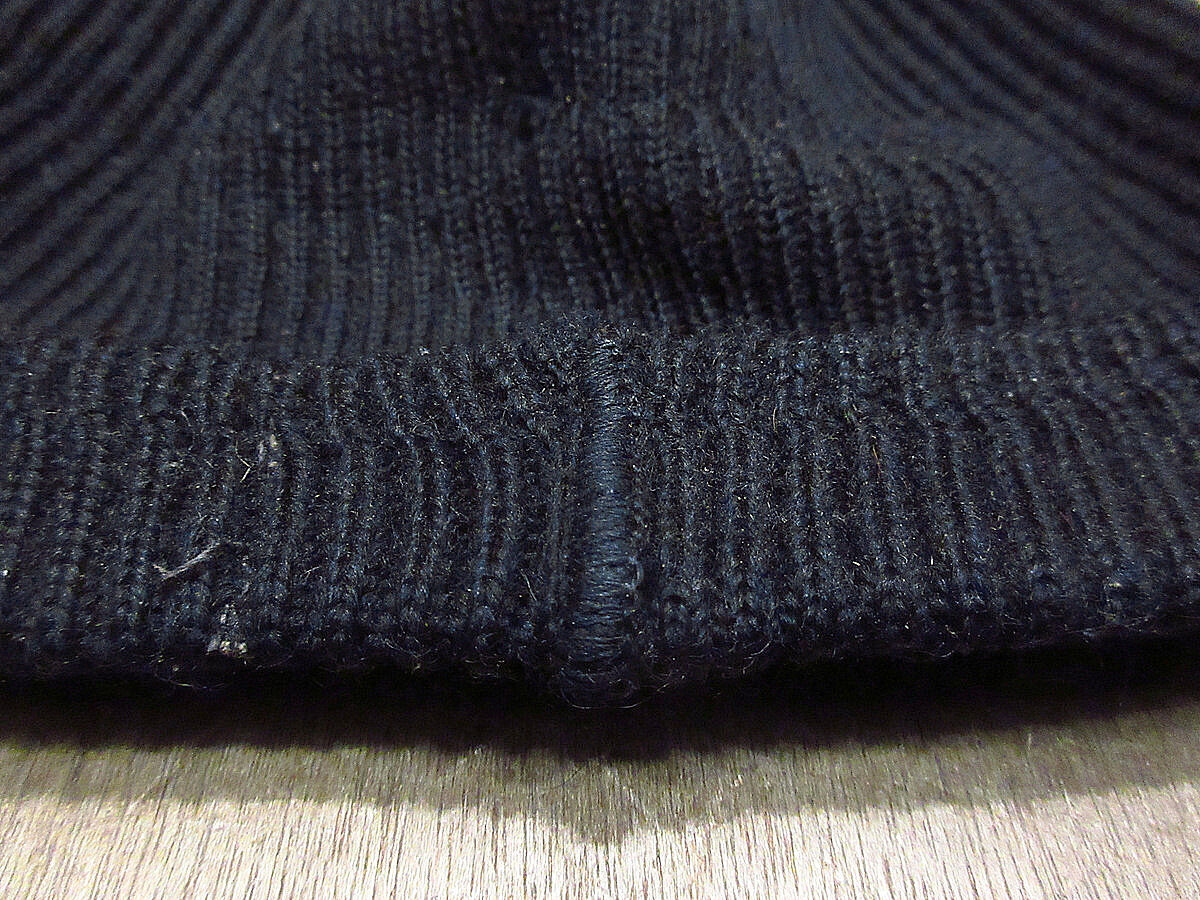 ワッチキャップ　40s ビンテージ ビンテージ40's○U.S.NAVYワッチキャップ○220124i5-m-cp-knt 194