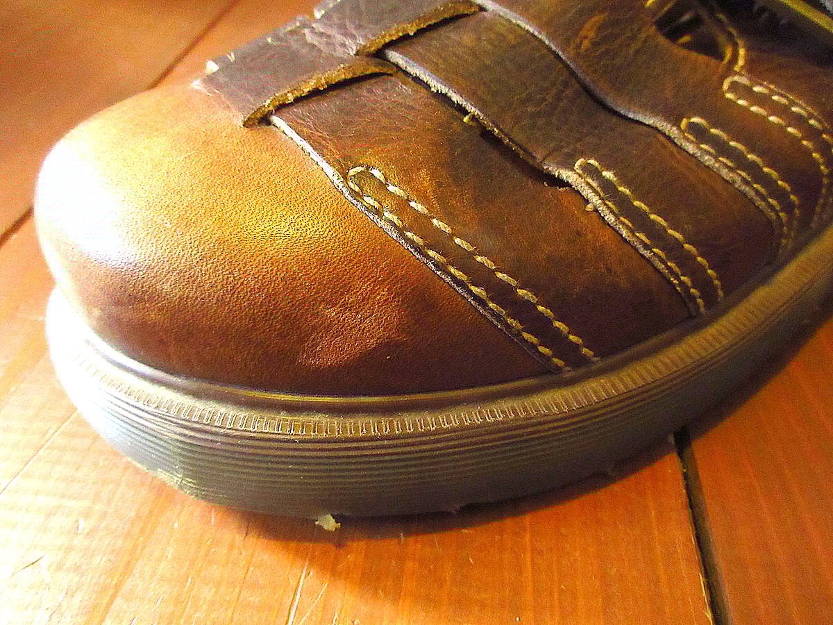 MADE IN ENGLAND○Dr.Martensレザー編み込みサンダルsize 9UK○2
