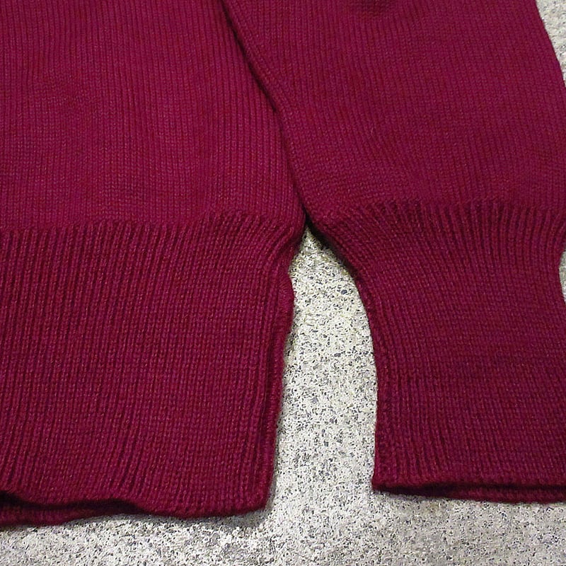 ビンテージ50's○LASLEY KNITTING CO. Vネックレタードセーター ビンテージ50's○LASLEY KNITTING CO. Vネックレタードセーター