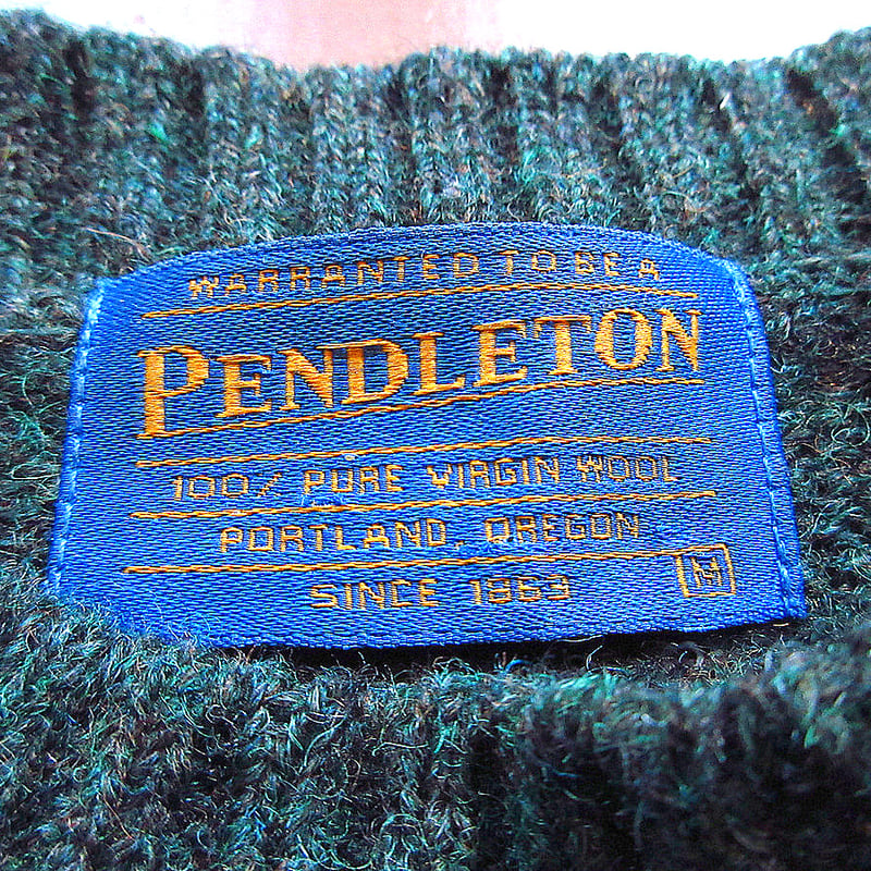 PENDLETONウールセーター緑size M○231102k2-m-swrペンドルトンメンズ...