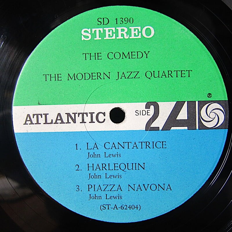 THE MODERN JAZZ QUARTET○THE COMEDY ATLANTIC SD