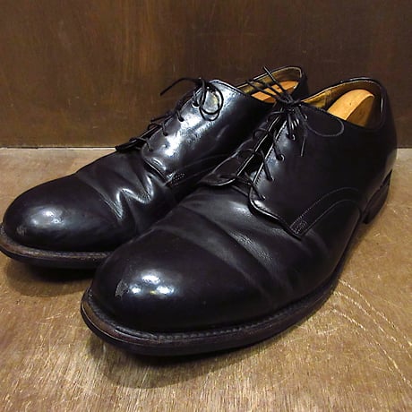 ビンテージ80’s●ミリタリーサービスシューズ黒size 11 1/2 R●240322y1-m-dshs-29cm革靴メンズ古着ビジネス