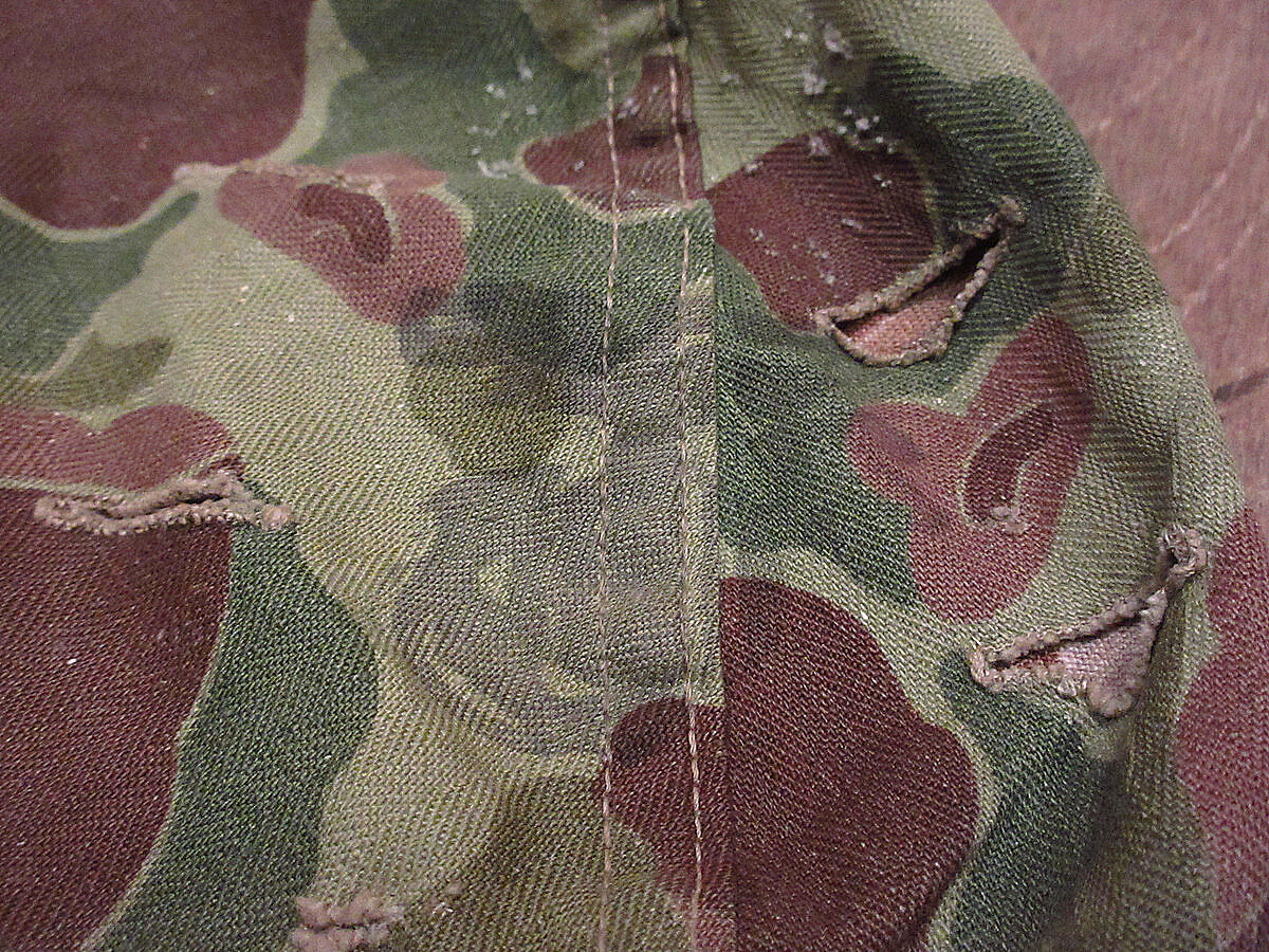 ビンテージ50's○USMCダックハンターカモM1ヘルメットカバー○230209i2