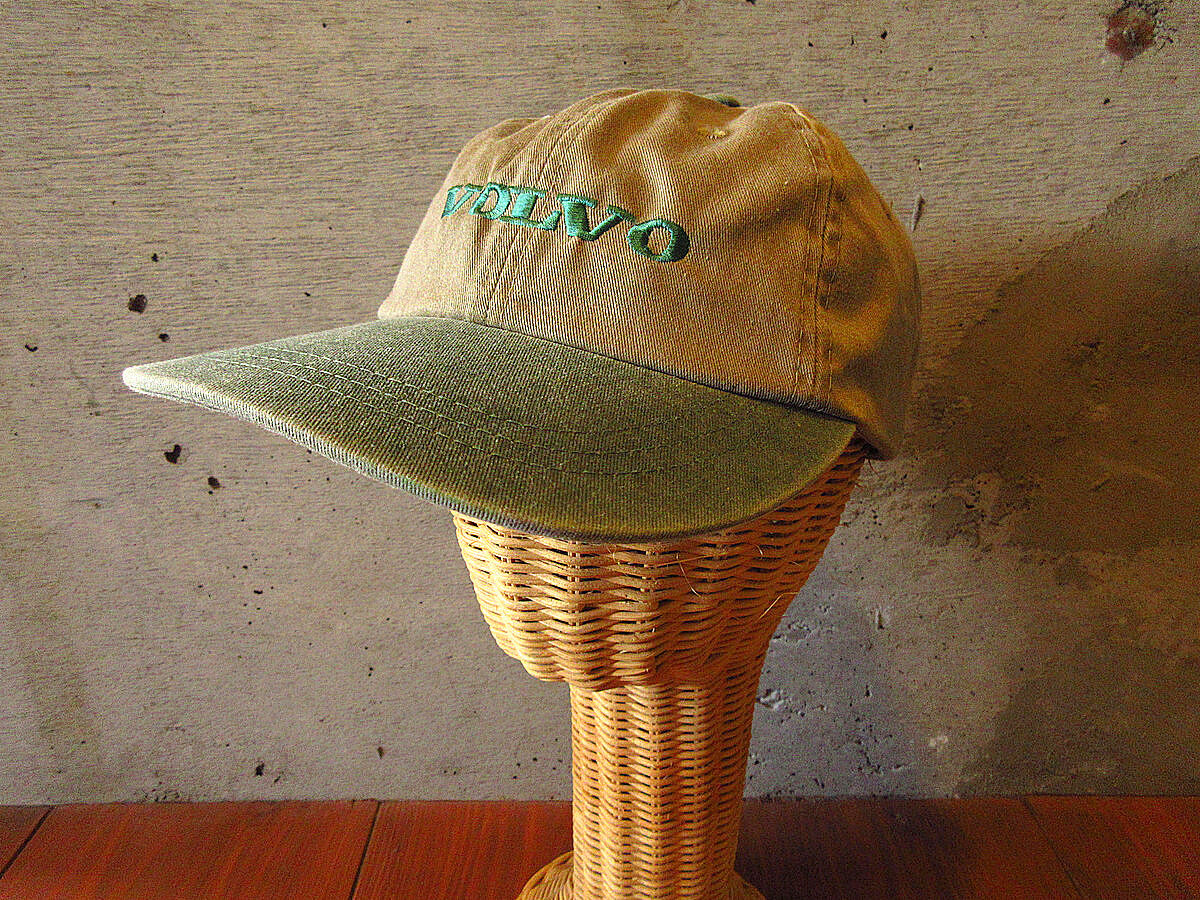 ビンテージ90's○VOLVO刺繍入り6パネルキャップ○230826j2-m-cp ビンテージ90's○VOLVO刺繍入り6パネルキャップ○230826j2-m-cp