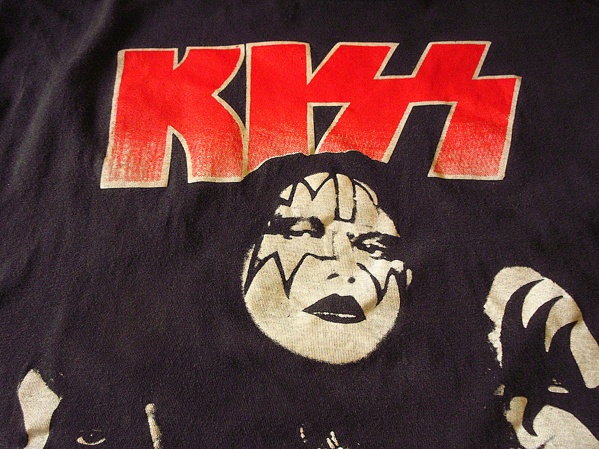 ビンテージ90's○KISS ALIVE/WORLDWIDE '96 '97 ツアーTシャツ黒