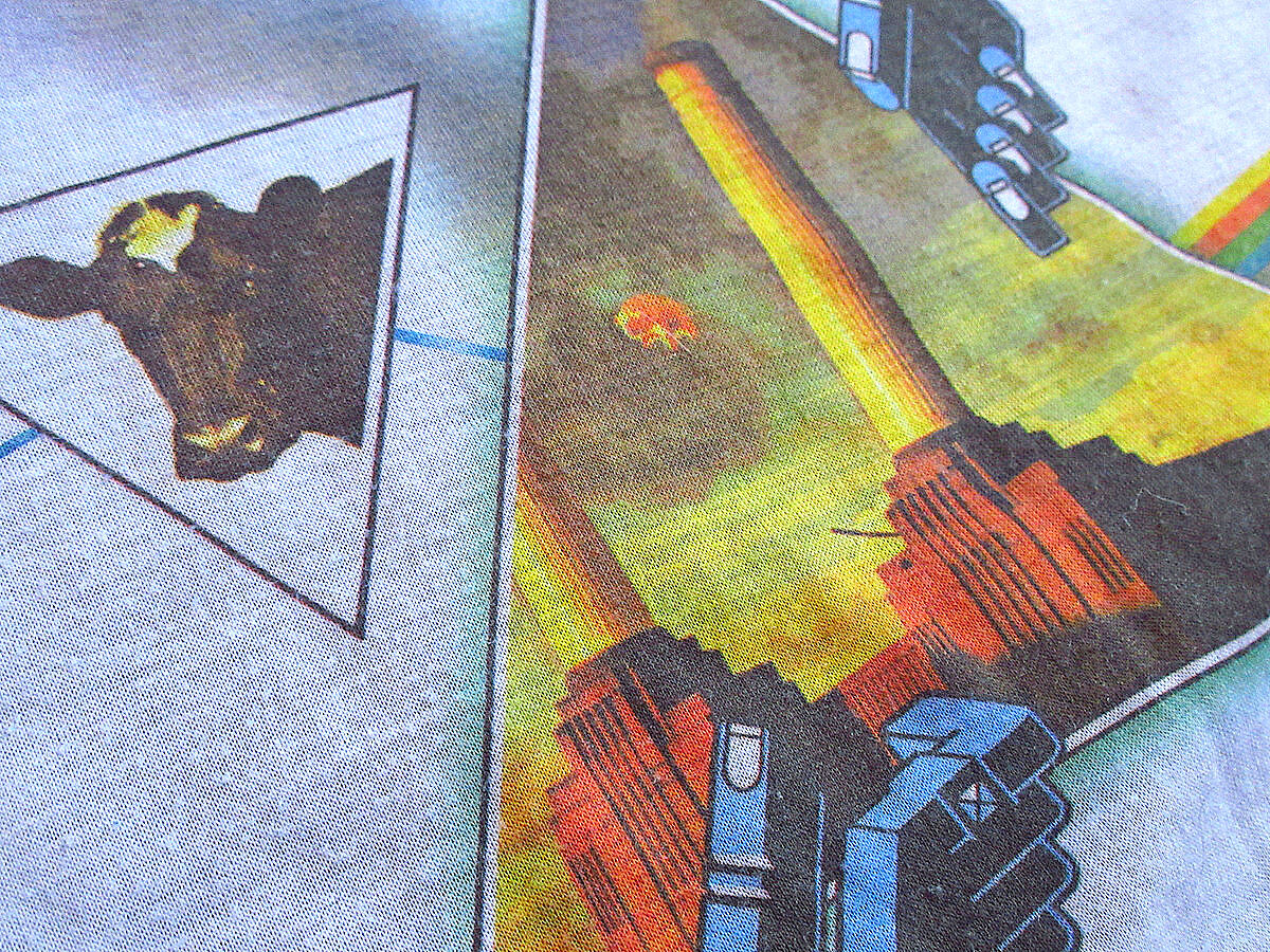 ビンテージ70's○PINK FLOYD ANIMALSプリントTシャツsize XL○230