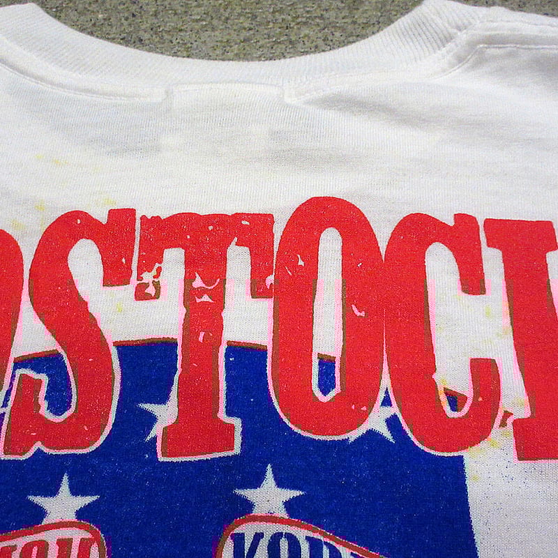 ビンテージ90's○WOODSTOCK 99プリントTシャツ白size XL○230921i3
