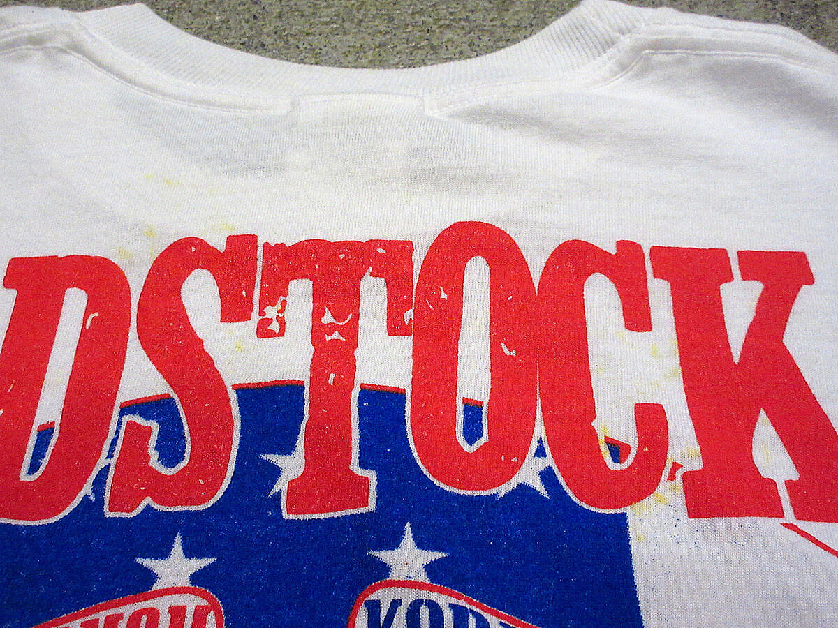 ビンテージ90's○WOODSTOCK 99プリントTシャツ白size XL○230921i3