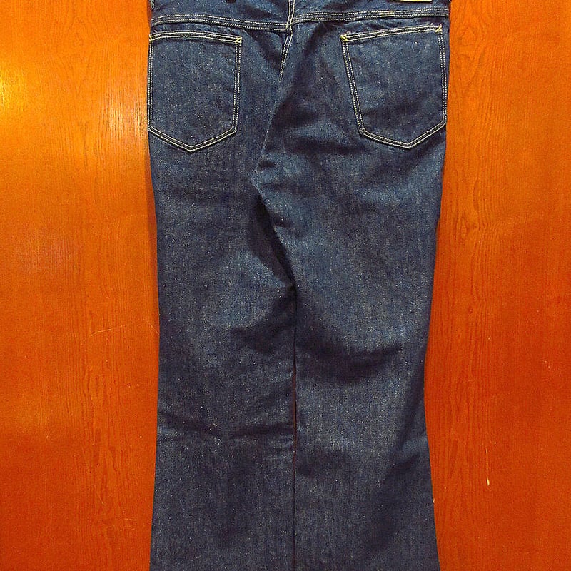 ビンテージ70's○BIG YANKフレアジーンズ濃紺W36○210612s7-m ビンテージ70's○BIG YANKフレアジーンズ濃紺W36○210612s7-m