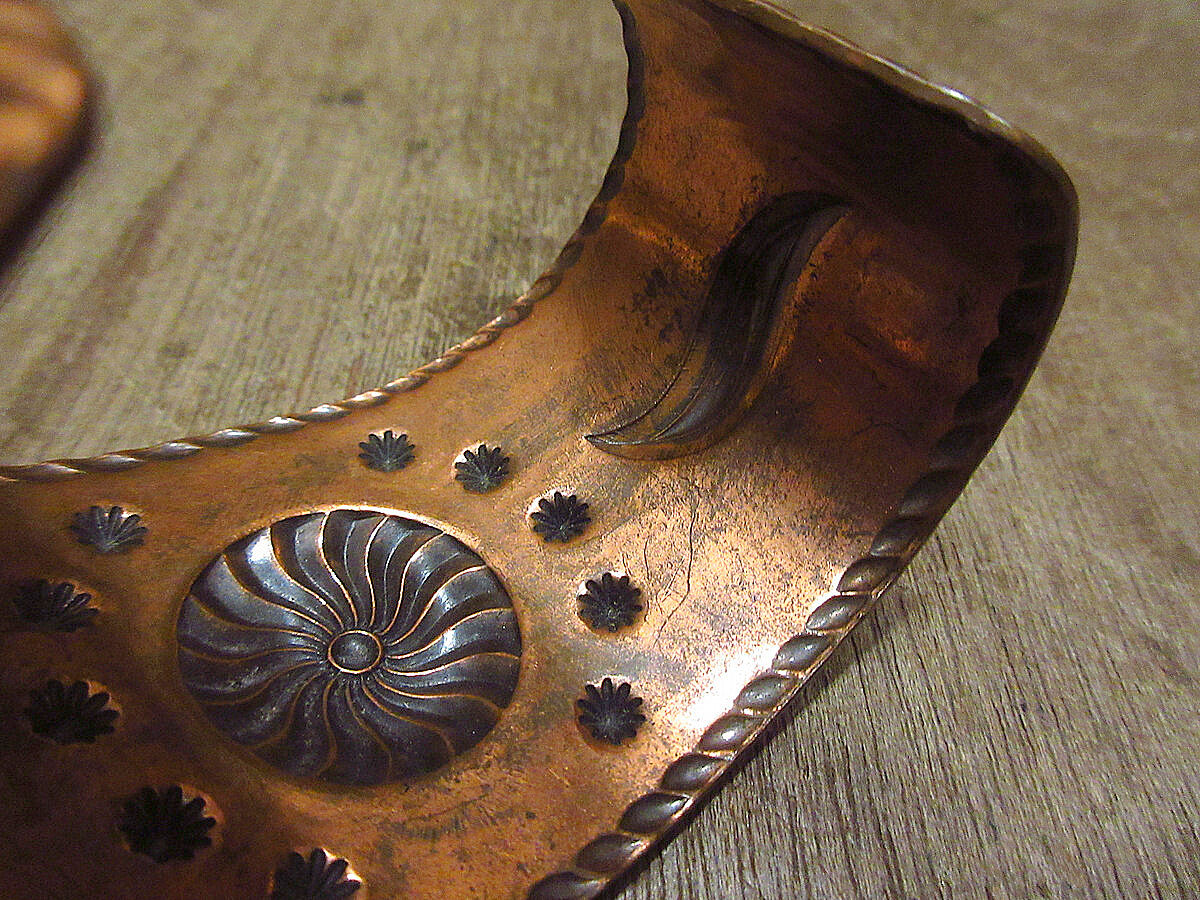 ビンテージ○ナバホカッパーバングル○221214i6-bng サンダーバード銅