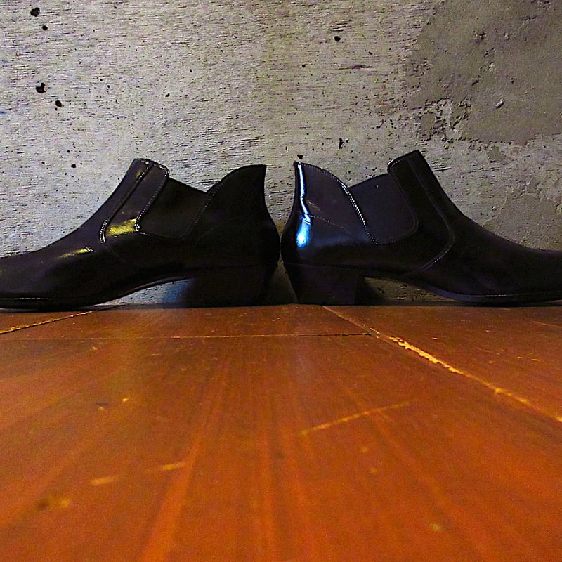 ビンテージ60's○DEADSTOCK GENESCOサイドゴアブーツ黒size 11 1/2