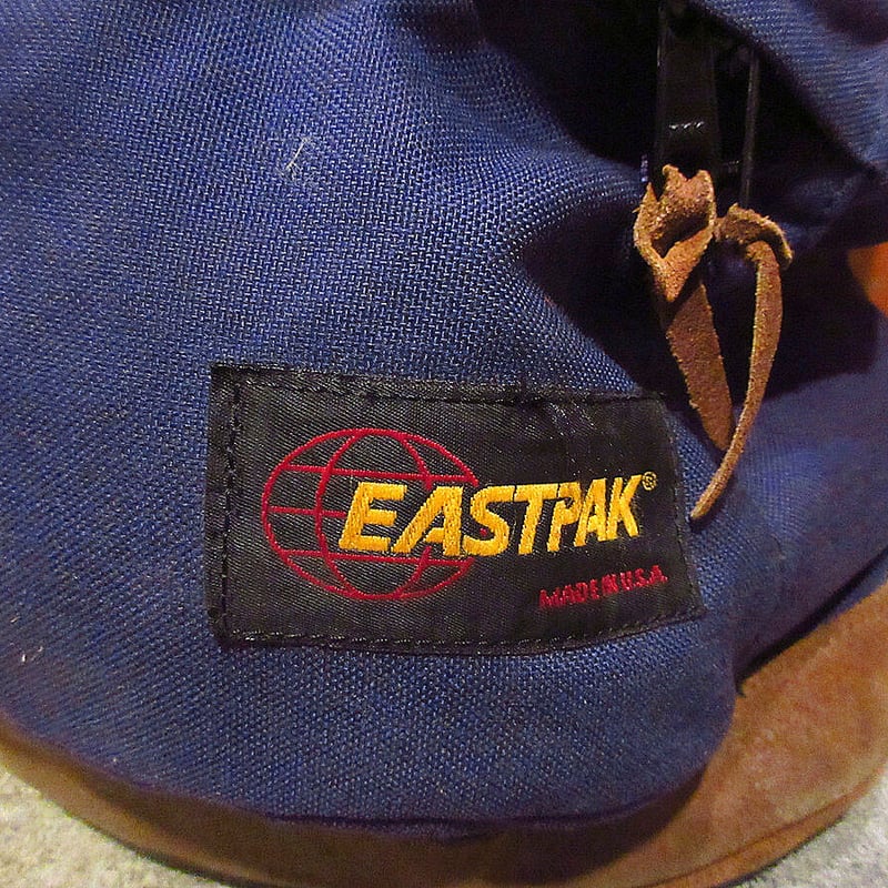 MADE IN U.S.A. EASTPAKバックパック紫×茶○210718s8-bag-bp