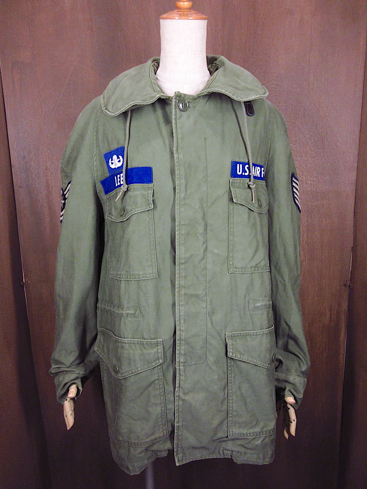 1960年製 USAF キャトルジャケット コットンサテン 60s ミリタリー 60s USAF キャトルジャケット コットンサテン フィールド
