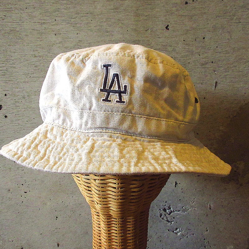 ビンテージ90's00's○LA Dodgers x Pizza Hutバケットハット○241
