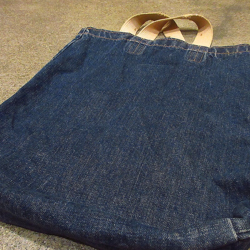 70s リーバイス　Levi's 501 デニムバッグ 巾着　トート リュック ヴィンテージ Levi's 501 デニムバッグ 巾着 トート リュック