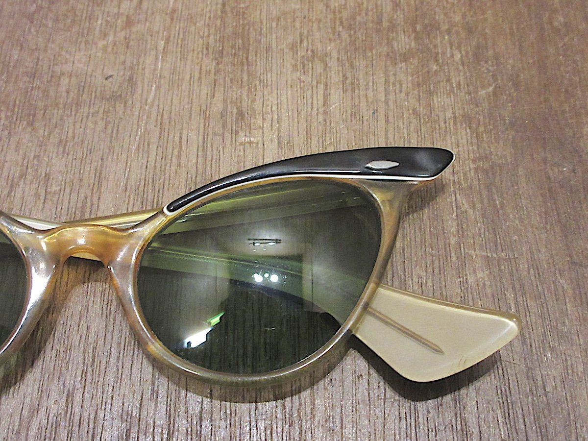 ビンテージ50's60's○B＆L RAY-BANキャッツアイサングラス○250911z8-e