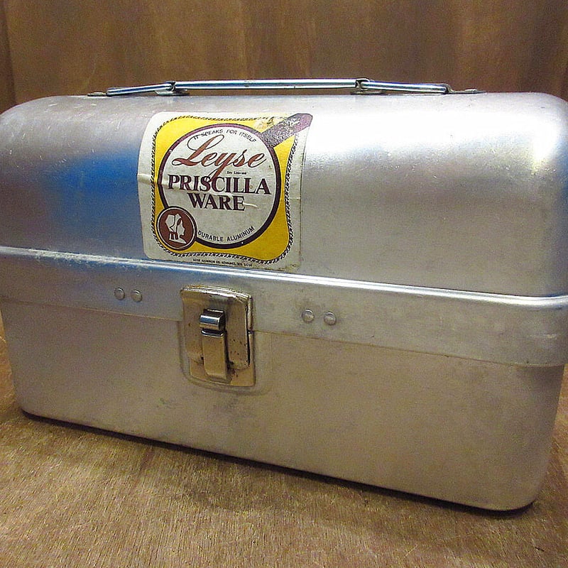 ビンテージ~70's○Leyseアルミランチボックス○220628i3-bxs