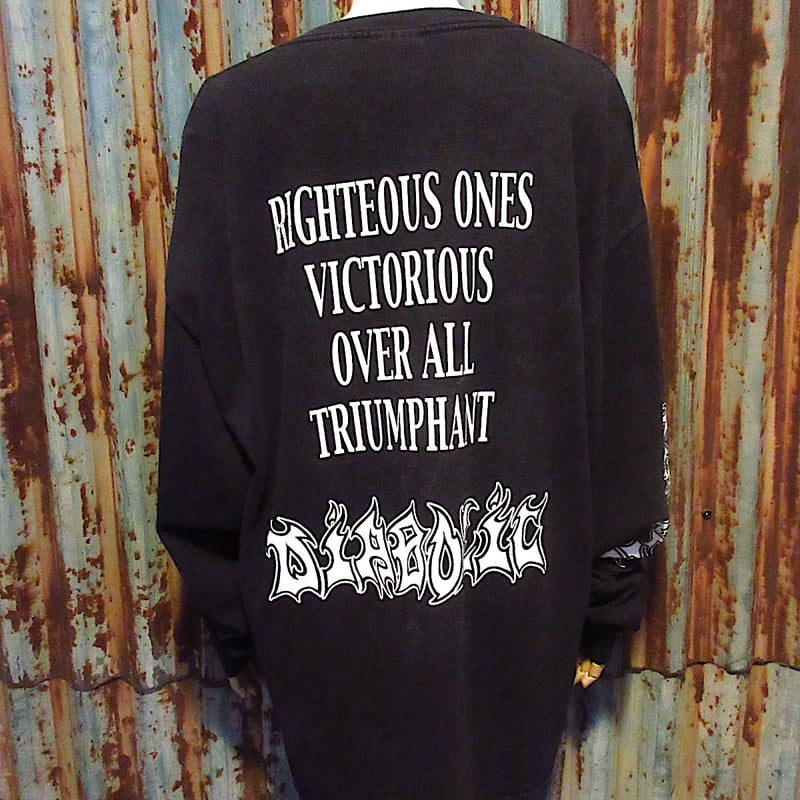 ビンテージ2000's○DIABOLIC”Vengeance Ascending”長袖Tシャツ