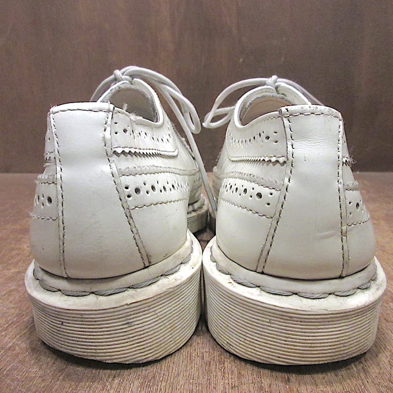 Dr.Martens○ウイングチップ5ホールシューズ白size UK 7○251016z4-m